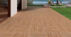 Kütahya Seramik Teras Kahve Mat Rölyefli Yer Duvar Seramiği 55010933 - 60x60