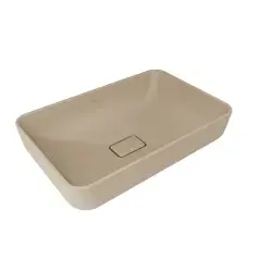 Çanakkale Seramik Zero 2.0 Dikdörtgen Çanak Lavabo Mat Latte 60x40