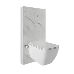 Çanakkale Seramik Trono Monoblok Rezervuar Kalesinterflex Asma Klozet Pallisandro 2.5/4L