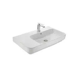 Çanakkale Seramik Fold Pro Etajerli Lavabo 80x48 3 Armatür Delikli