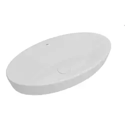Çanakkale Seramik Dove 2.0 Oval Çanak Lavabo Beyaz 70x40