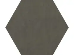 Çanakkale Seramik Hexagon Mat Siyah Yer Karosu 17,5x20