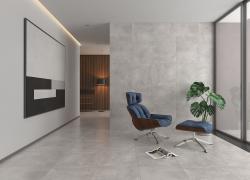 Güral Seramik Beton Light Grey 60x60 Mat Sırlı Porselen