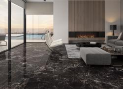 Güral Seramik Julia Lux Full Black 60x120 Lappato Sırlı Porselen