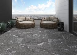 Güral Seramik Smeralda Antislip Anthracite 60x60 Sırlı Porselen