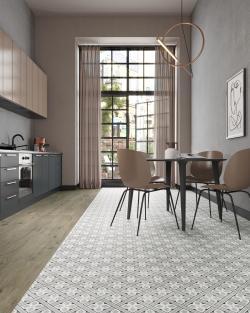 Çanakkale Seramik Ornament Mat Koyu Gri Multi Sırlı Granit 33x33